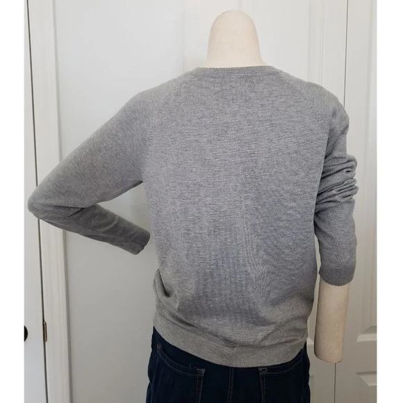 Mohito Gray Zipper Neck Sweater  Funky Off shoulder - Picture 3 of 11